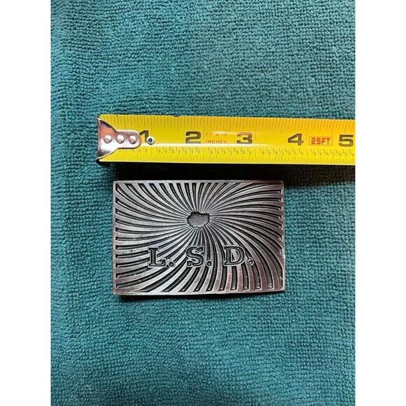 Vintage LSD Mod Psychedelic Belt Buckle - Picture 6 of 6